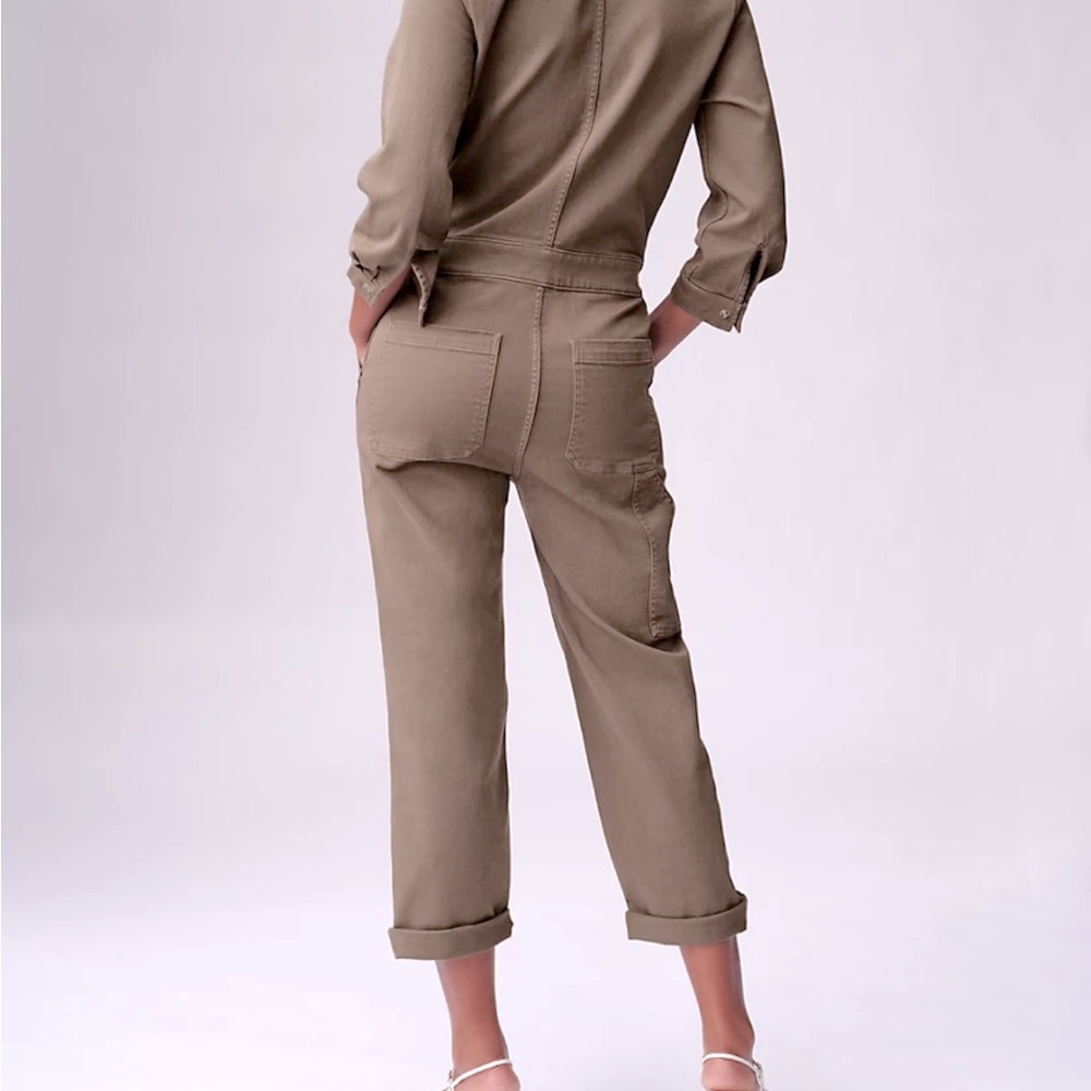 Denim Forum Khaki Jumpsuit